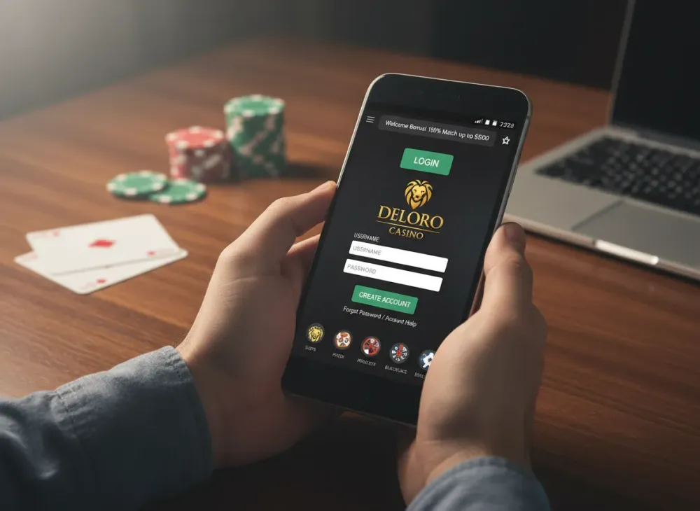 login deloro casino